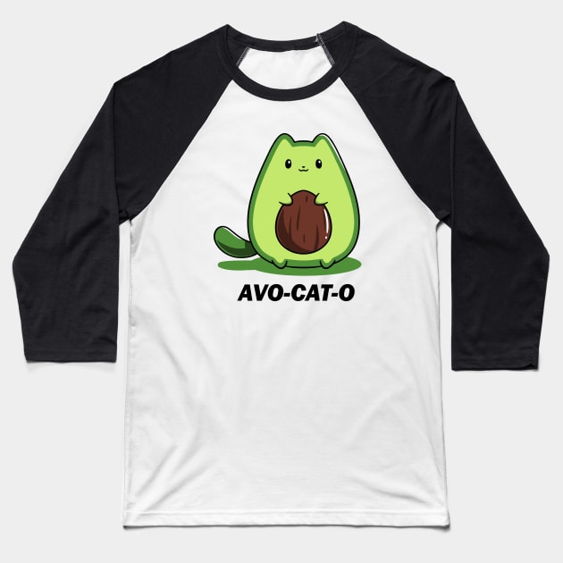AVO-CAT-O Baseball T-Shirt by CloudyStars